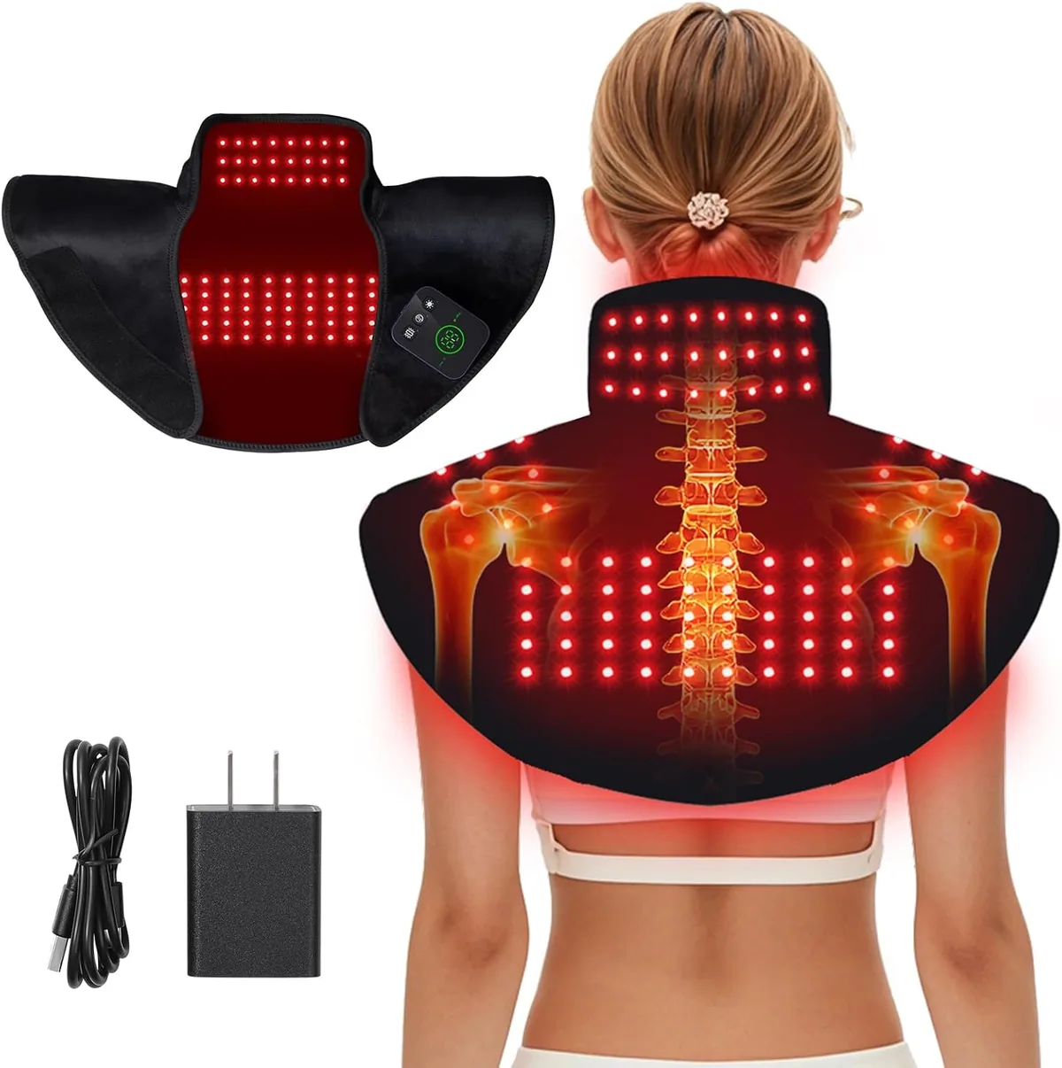 LAFCARE essential shoulder wrap red light therapy device